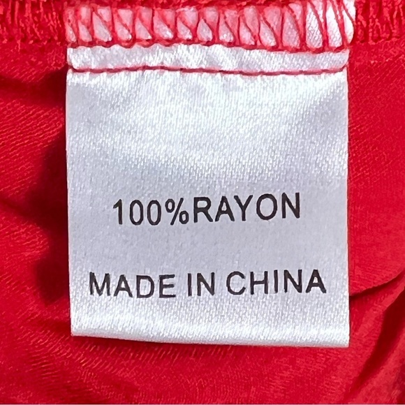 Princess Polly Red Floral Mini Dress Size 2 Feminine Romantic Ruffle Festival - Picture 12 of 16